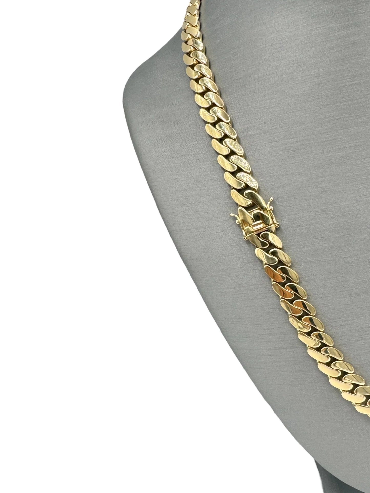 New 14K Miami Cuban Chain 22” (9.7MM)